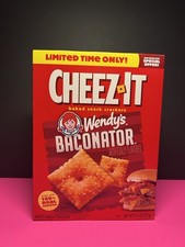 π₯ New Limited Edition Cheez It Wendyβs Baconator Burger Crackers Baked 12.4oz