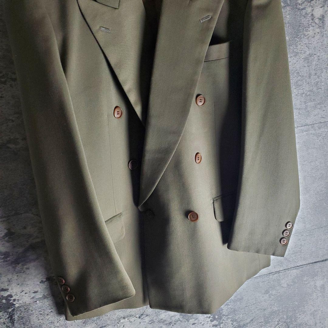 [Setup] Tailored jacket double one color green co… - image 8