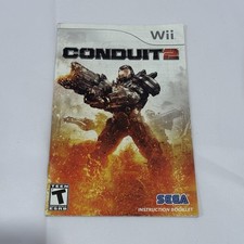 MANUAL for CONDUIT 2 for Nintendo Wii Instruction Booklet Only