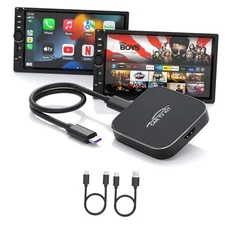 Pro with Wireless CarPlay Adapter, 2025 New HDMI Multimedia Adapter Car TV Mate