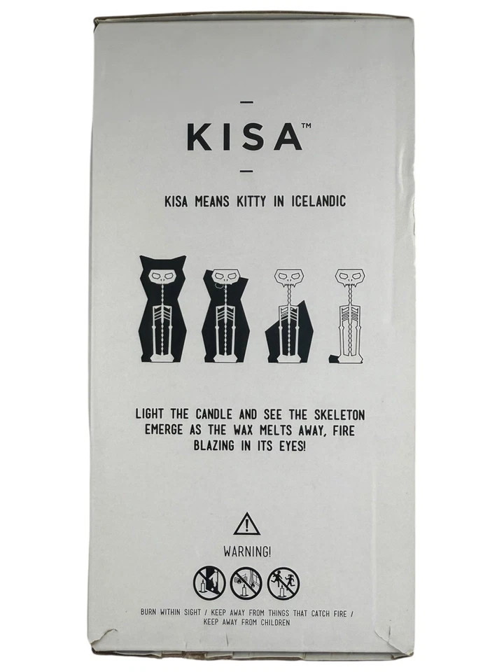 Vela para gato PyroPet Kisa (negra) - La vela original para gato con esqueleto metálico... Foto 2 de 4