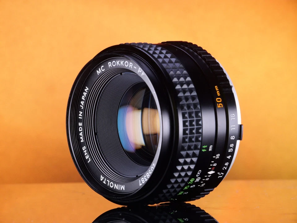 Minolta MC Rokkor-PF 50mm f/1.7 Prime Lens #2058387 - Image 2 of 4