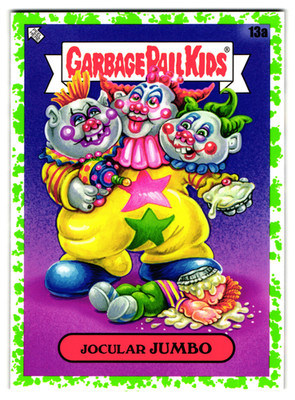 Jocular Jumbo Garbage Pail Kids Killer Klowns From Outer Space Green 2023