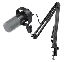 Podcast Microphone Kit, USB/XLR Dynamic Microphone with Boom Arm