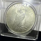 Peace Dollar $1 1922 United States Silver Coin Circulated Business Strike