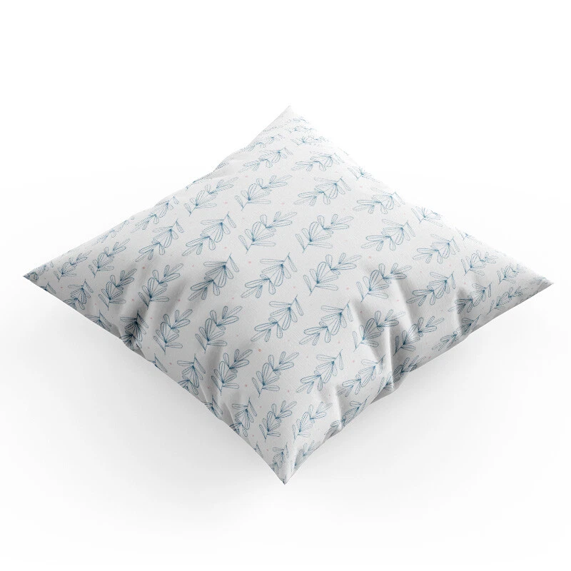 Capa de almofada 40 x 40 cm estampa completa exclusiva padrão floral pastel feita na UE - Imagem 2 de 4