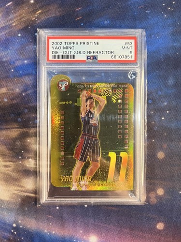 Yao Ming [Refractor] #53 2002 Topps Pristine card