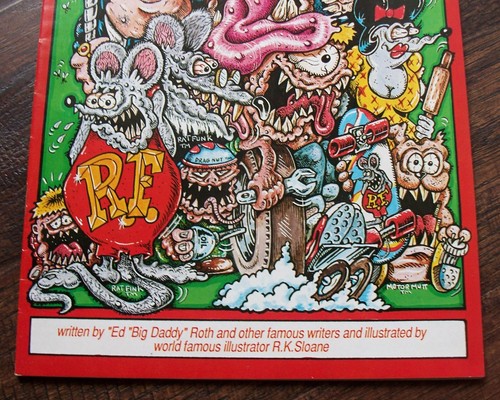 RAT FINK COMIX ED BIG DADDY ROTH SIGNED 1ST PRINTING, 1987 HOT ROD CUSTOM CARS - Picture 6 of 7