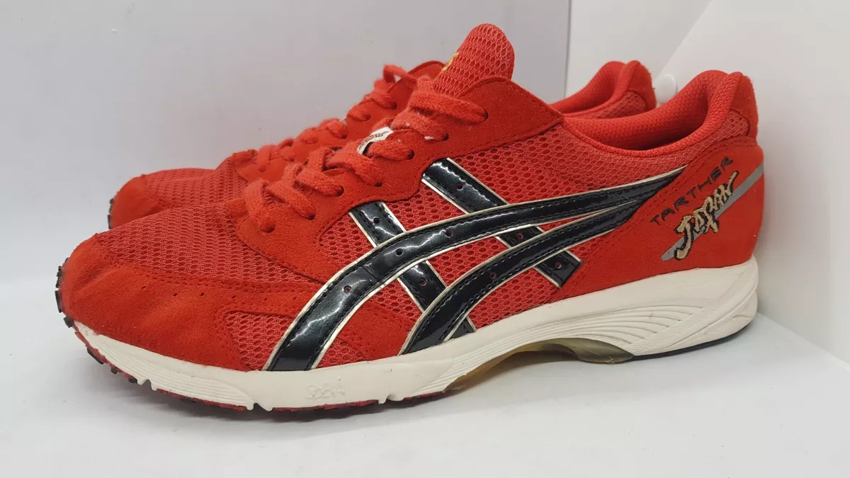 ASICS Tarther Japan red suede Running shoes size 6.5