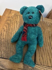 TY BEANIE BABY CUTE WALLACE THE BEAR WITH TAG PLUSH TOY AND FREE SHIPPING