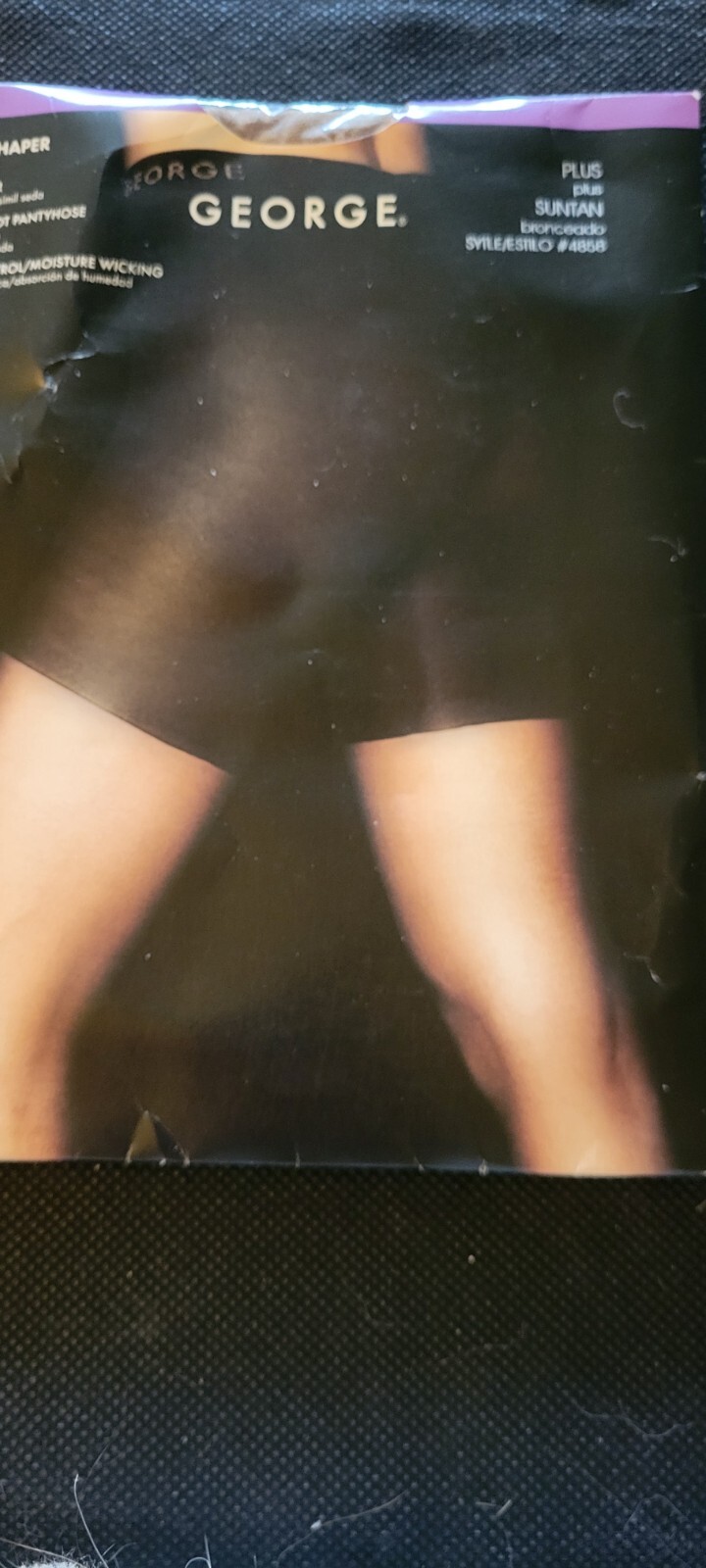 GEORGE  Body Shaper Silky Sheer Suntan Sandlefoot Pantyhose