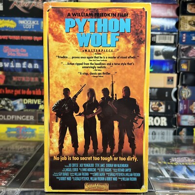 Python Wolf 1988 VHS Tested William Friedkin C.A.T. Squad TV Movie Sequel VHTF