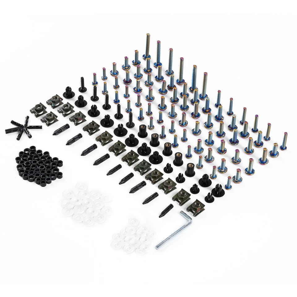 Kit de pernos de carenado de acero inoxidable para Yamaha XT600 1988 1989 88 tornillos sujetador de tuerca Foto 2 de 4