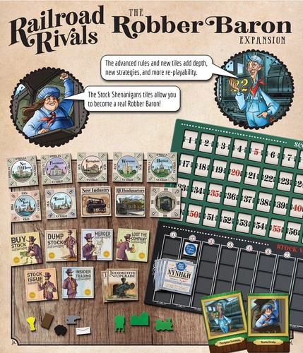 Railroad Rivals: Robber Baron Expansion - Picture 2 of 2