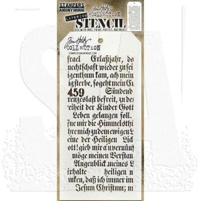Tim Holtz Schichtschablone - Skript THS149