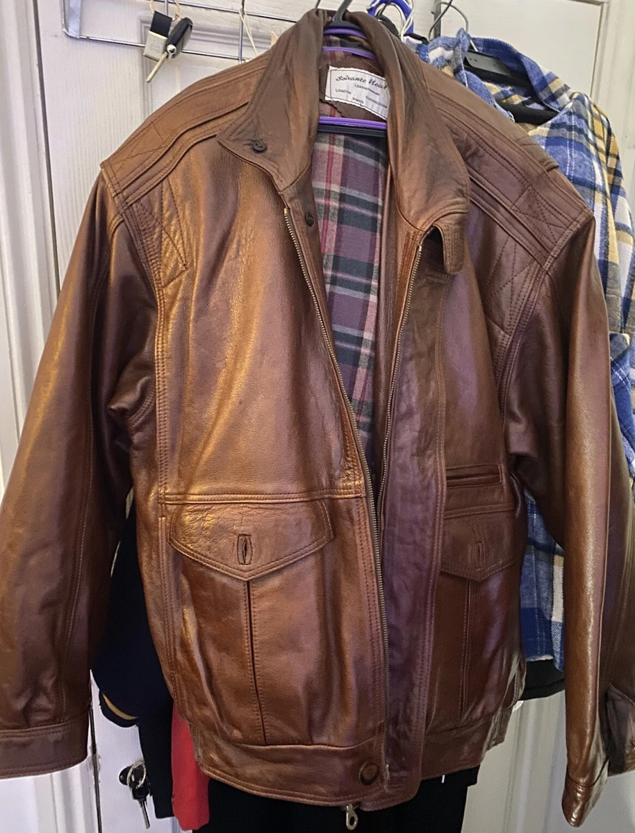Heavy clearance leather coat