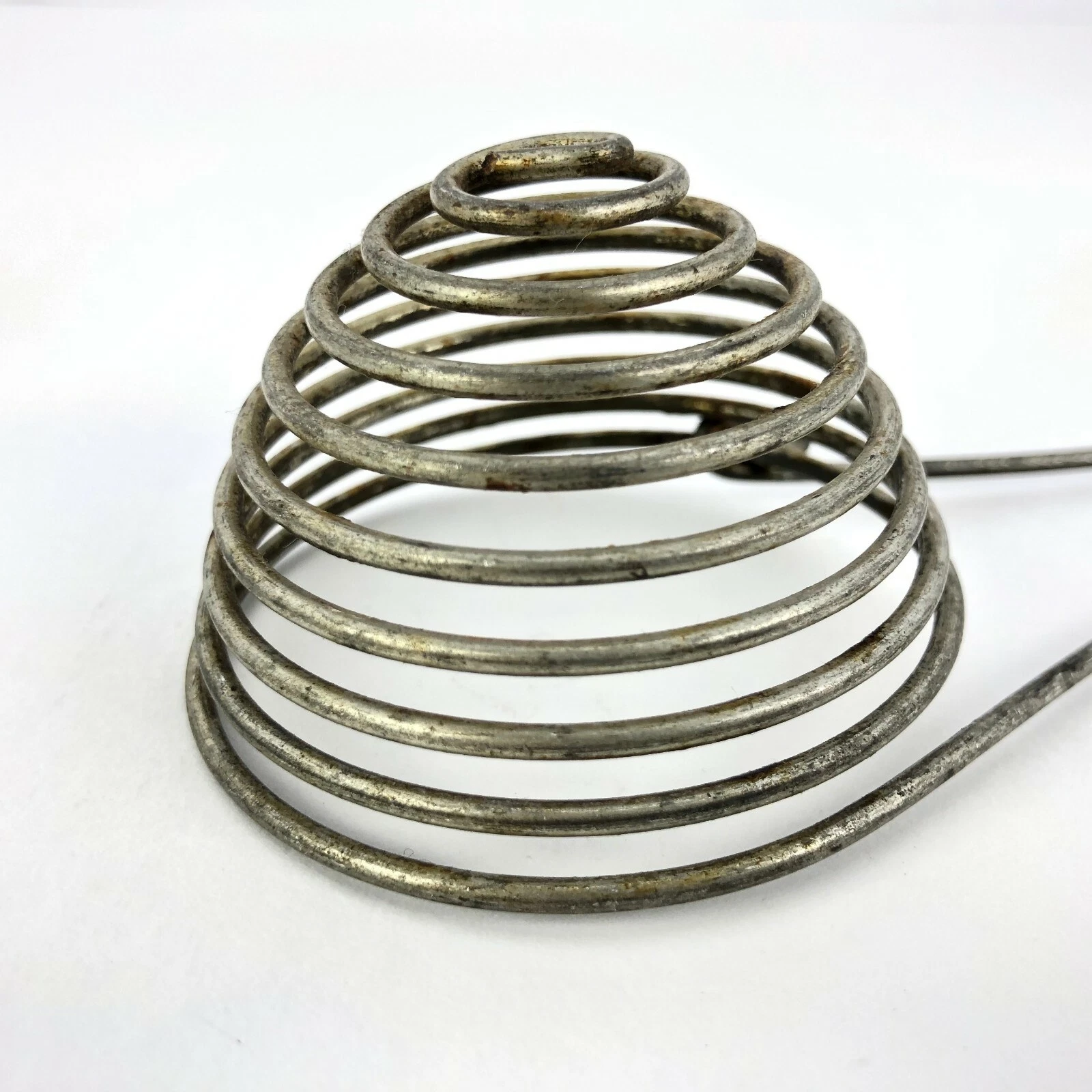 Antique Kitchen Tool Egg Separator Coil Metal Primitive Vtg Americana Farmhouse