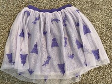 Hanna Andersson Disney's Aladdin Jasmine Purple Tulle Skirt: Size 130 cm 8 