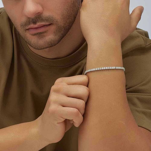 BROSWAY AVANTGARDE BRACCIALE DA UOMO TENNIS CON ZIRCONI BVD20 (4562) - Bild 3 von 4