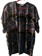 Vtg Elizabeth Jenkins Sweater Vest One Size Pocket Fiber Artist Art To Wear Taos
