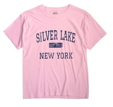 Silver Lake New York NY T-Shirt Otsego County EST