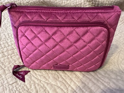 NWOT New Vera Bradley Compact Organizer in Majestic Magenta Make up Case  Zipper