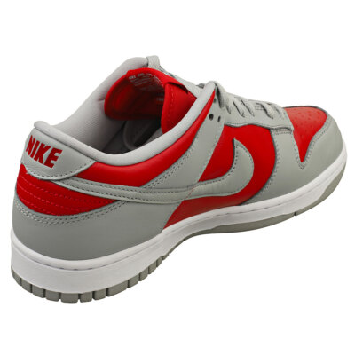 Nike Dunk Low Qs Mens Fashion Sneakers in Grey Red - 8 US | eBay