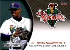 2015 Cedar Rapids Kernels Choice 20 Brian Navarreto Toa Baja Puerto Rico PR Card