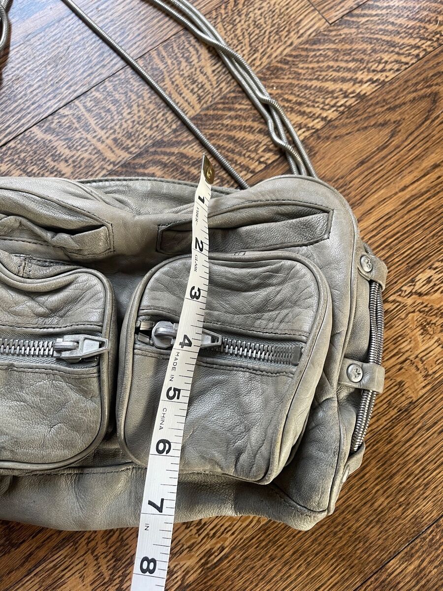 Alexander Wang Brenda Chain Crossbody Grey Shoulder Bag | eBay Alexander Wang Brenda Chain Crossbody Grey Shoulder Bag | eBay