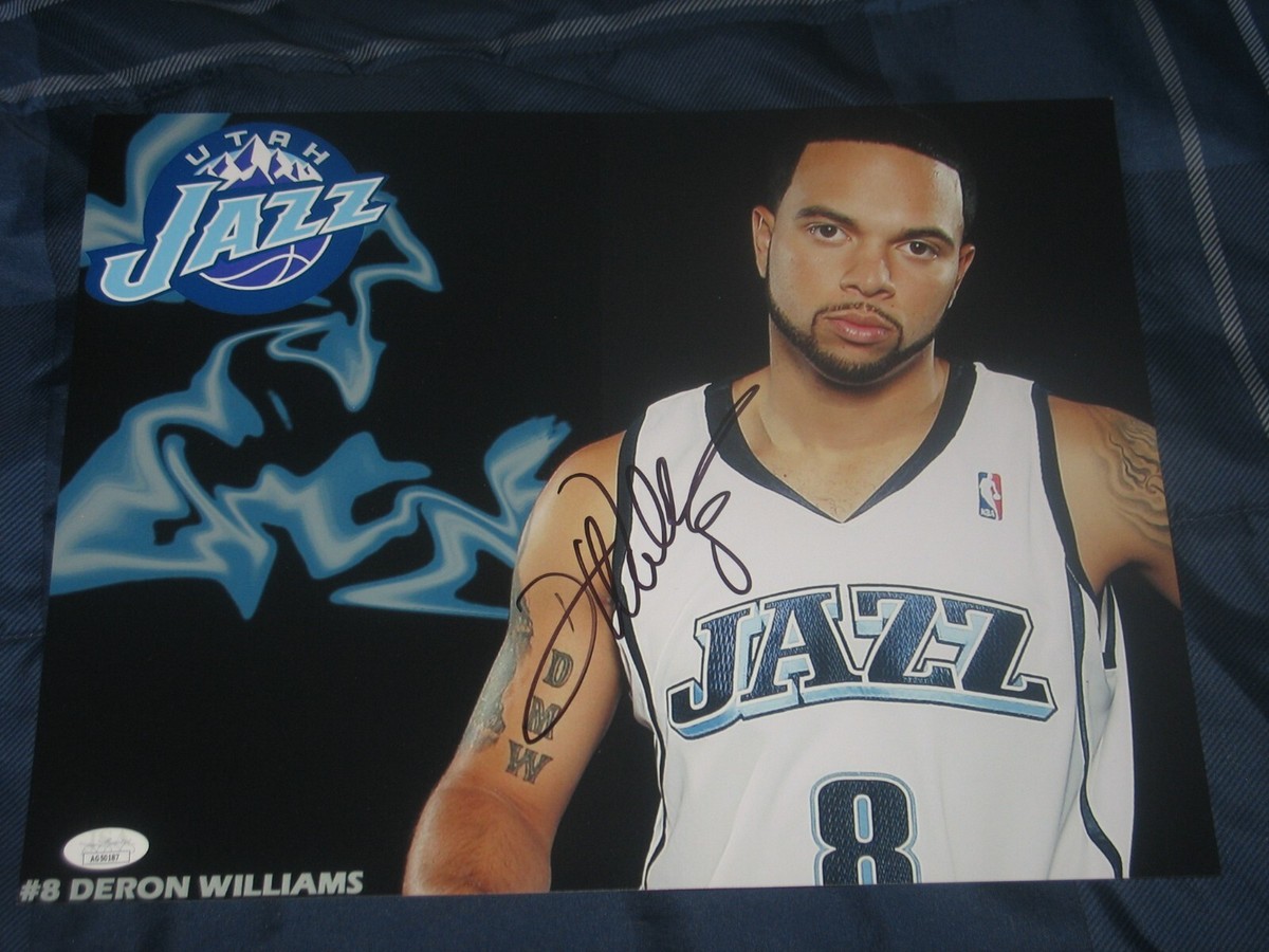 Deron Williams Signed Autograph 11x14 Photo JSA Certified Utah 