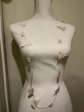 Primitive vintage paper witch hat garland 