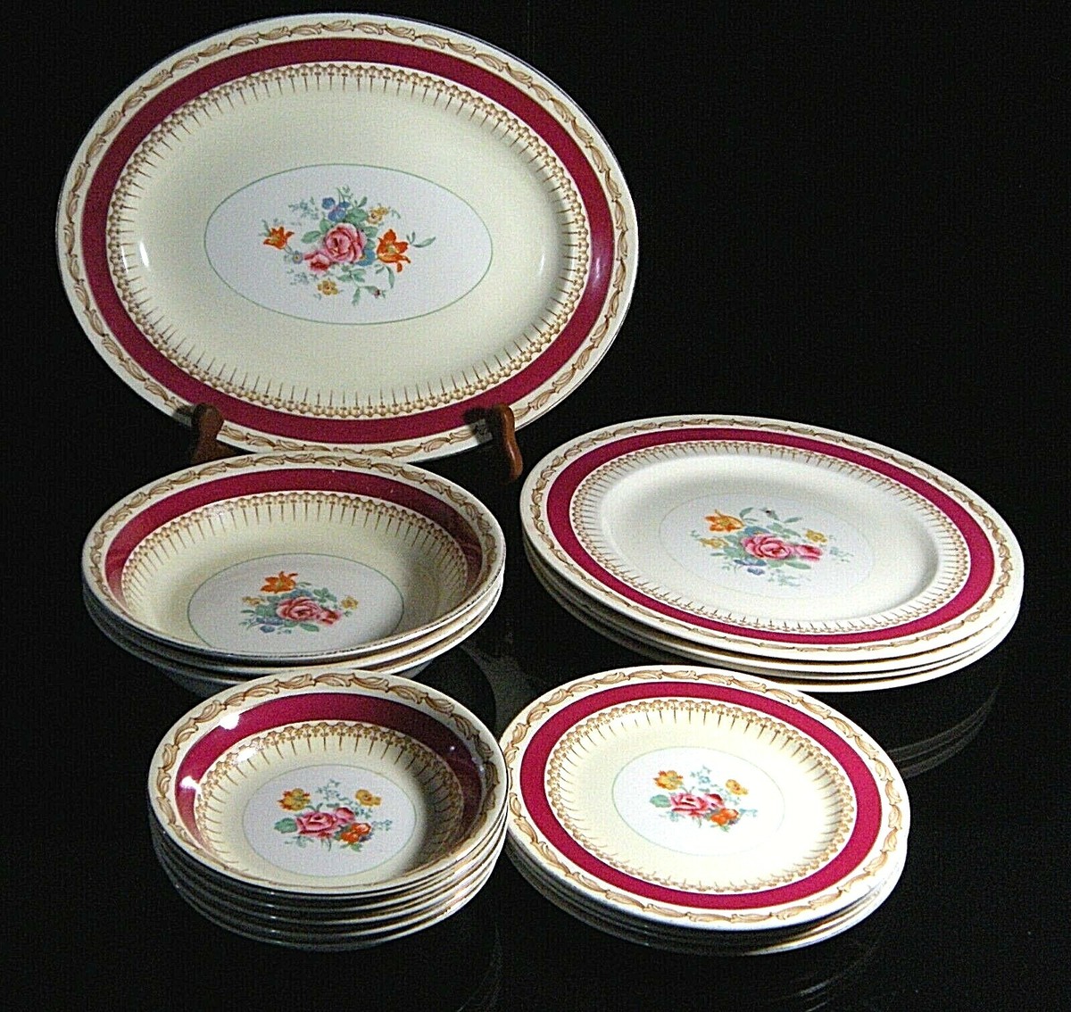 ALFRED MEAKIN  イギリス　ディナープレート 2枚セット Rare Antique Alfred Meakin 