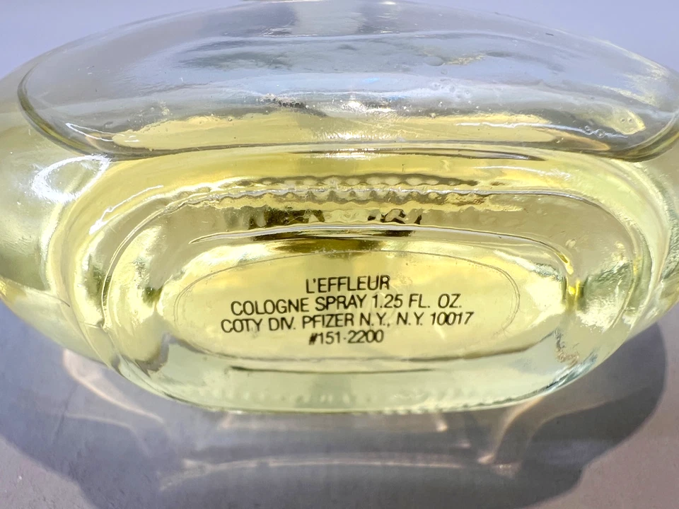 Spray Colonia Fórmula Original L'effleur By Coty De Colección 1.25 OZ Descontinuado Foto 2 de 4