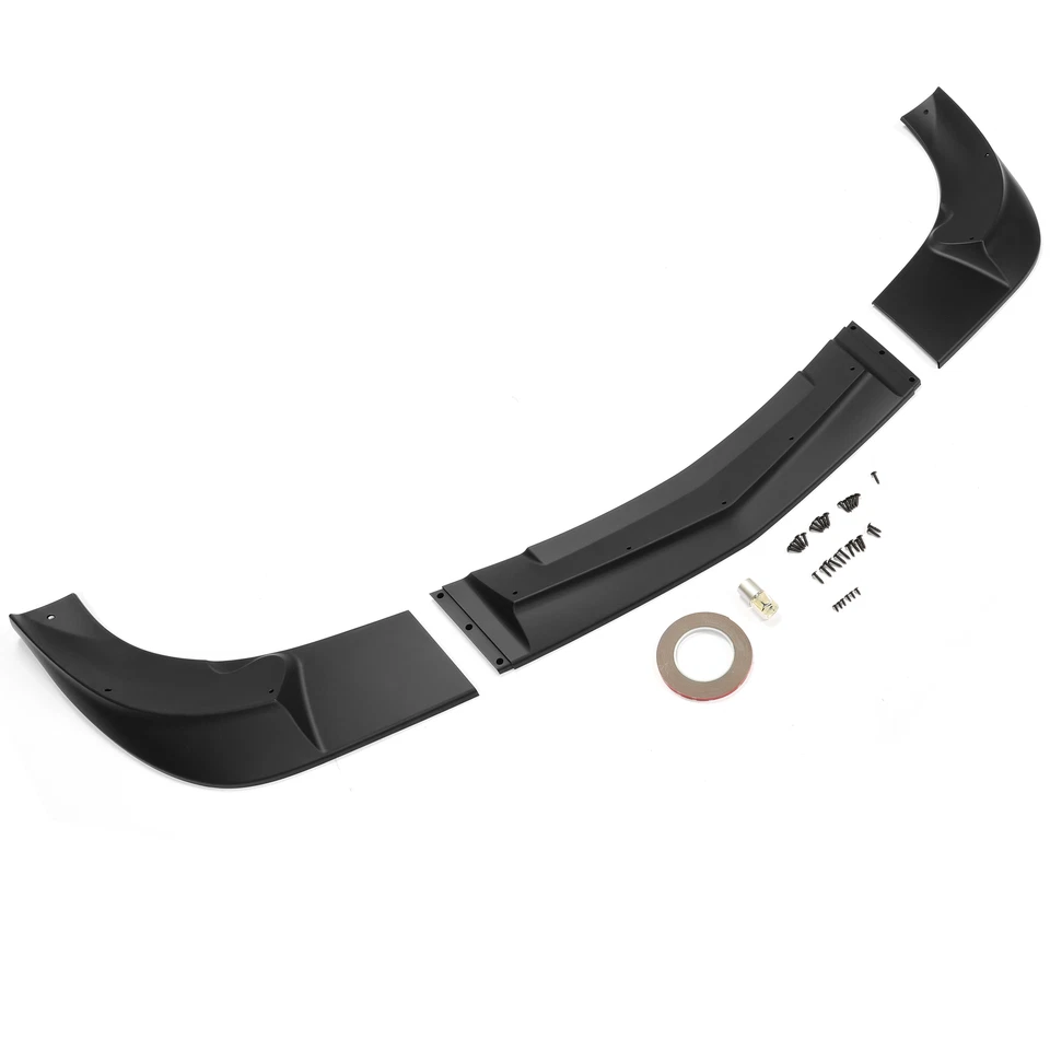 HECASA For 2005-2013 Chevy Corvette C6 Base ZR1 Style Front Bumper Lip Spoiler Foto 3 de 4