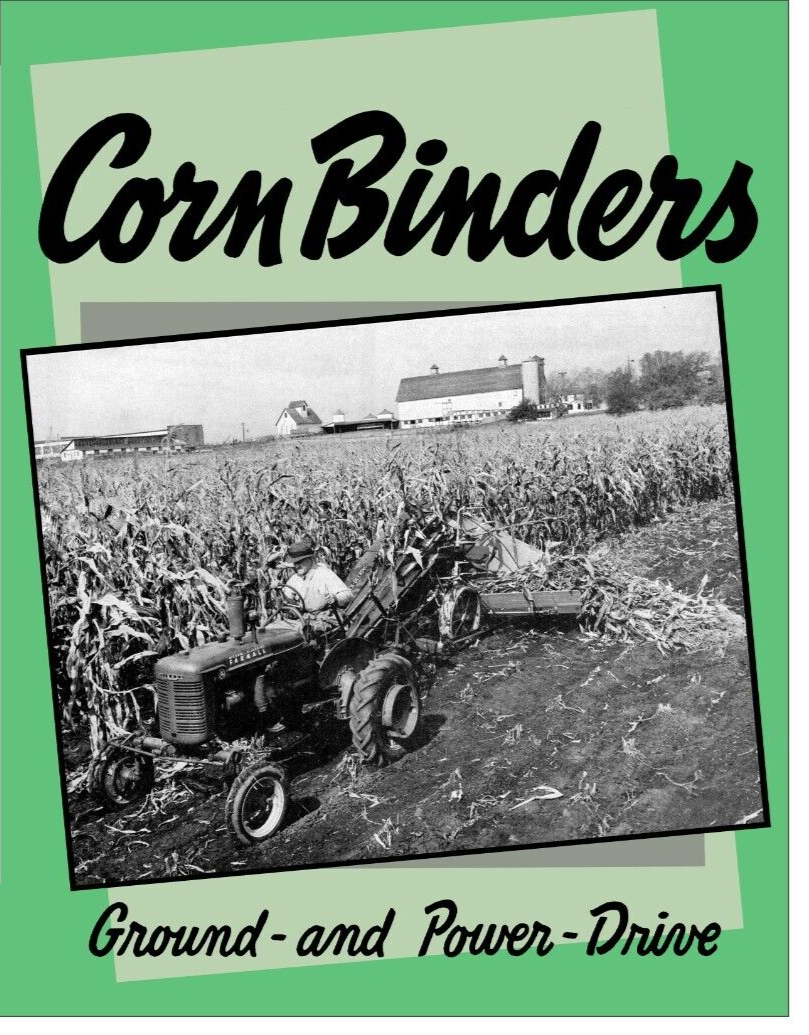 IH McCormickDeering Corn Binders Brochure Booklet International
