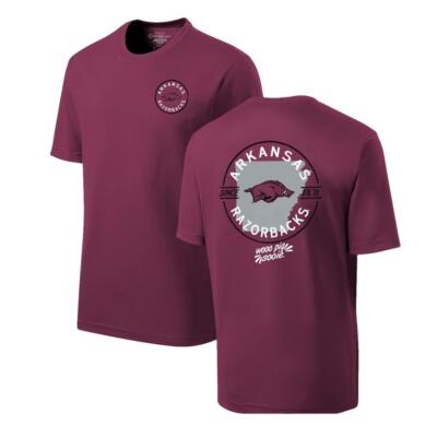 Arkansas Razorback T Shirt Short Sleeve Competitor Performance