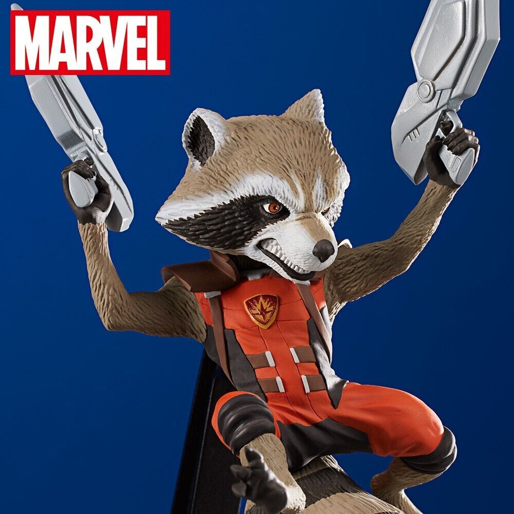MARVEL Comics Rocket Raccoon Supermium Figure SPM SEGA Authentic 