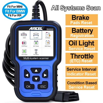 Ancel BM500 Profi KFZ OBD2 Diagnosegerät Auto Scanner All System EPB ABS für BMW