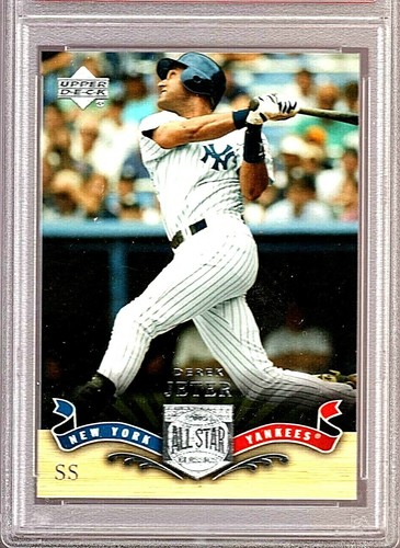 2005 UPPER DECK ALL STAR CLASSICS BASEBALL CARD #11 HOF DEREK JETER PSA 10 MLB - Picture 3 of 5