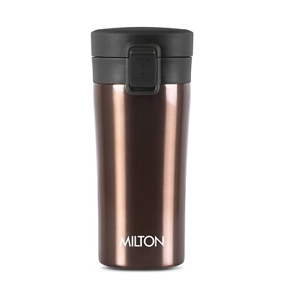 MILTON Coffee Mug Thermosteel Hot or Cold Insulated Flask 300 ml