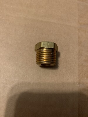 McMaster-Carr 4429K422 BRASS HEX BUSHING  1/2 MALE X 1/4 FEMALE (Lot Of 10)