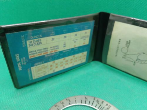 USPS 1985 Triner scale 4 oz handheld metal w protective case cards - Picture 3 of 5
