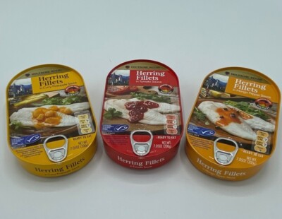 Fish Herring Fillets w Tomato Mango & Pineapple Sauce German Food Deutsche Kuche