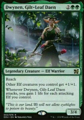 Dwynen, Gilt-Leaf Daen ~ Duel Decks [ NM ] [ Magic MTG ]