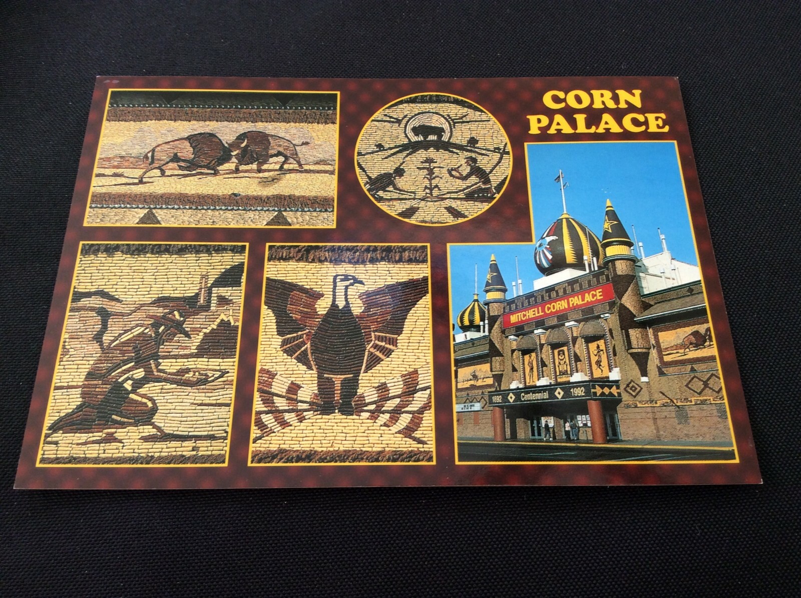 1992 CORN PALACE Mitchell South Dakota Gold Postcard Dakotaland 1993 Issue eBay