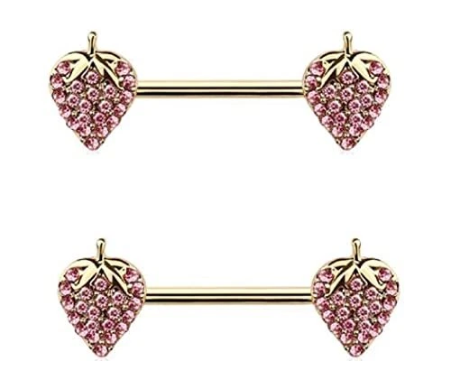Strawberry cheap nipple bars