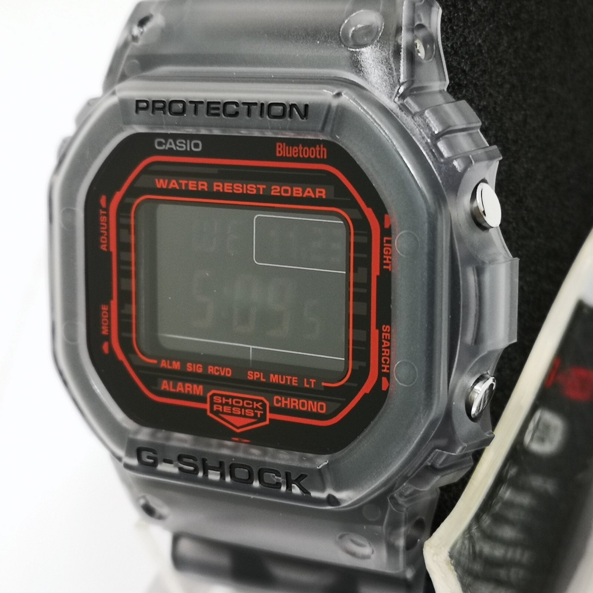 CASIO G-SHOCK DW-B5600G-1JF Black Clear Bluetooth Digital