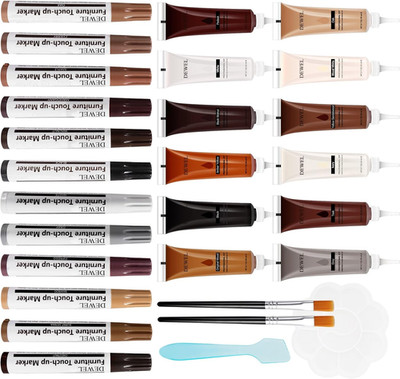 Wood Filler Floor Scratch Remover, Furniture Repair Kit, Wood Marker Paint, Touc