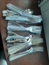MENAGERE GELB 23 PIECES ETAT PROCHE DU NEUF METAL ARGENTE STYLE ART DECO