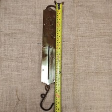 VINTAGE SALTER'S IMPROVED BRASS & METAL SPRING POCKET BALANCE SCALES No 2  30LB